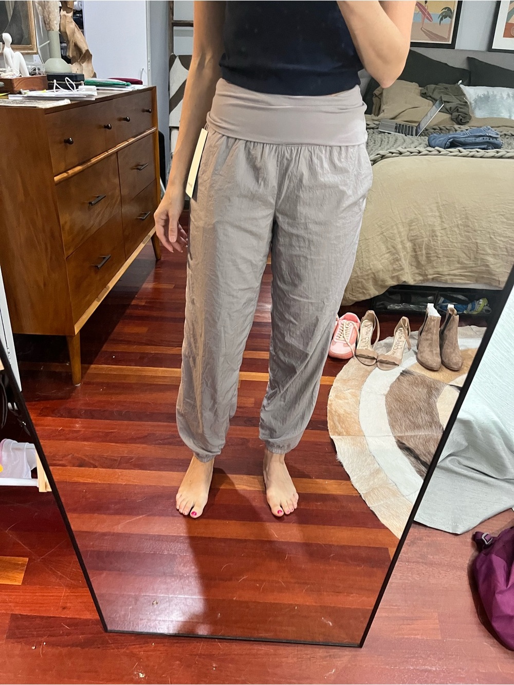 lululemon athletica lightweight foldover Waist Joggers